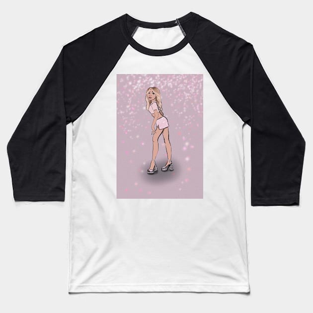 Sydney Sweeney Baseball T-Shirt by hgrasel